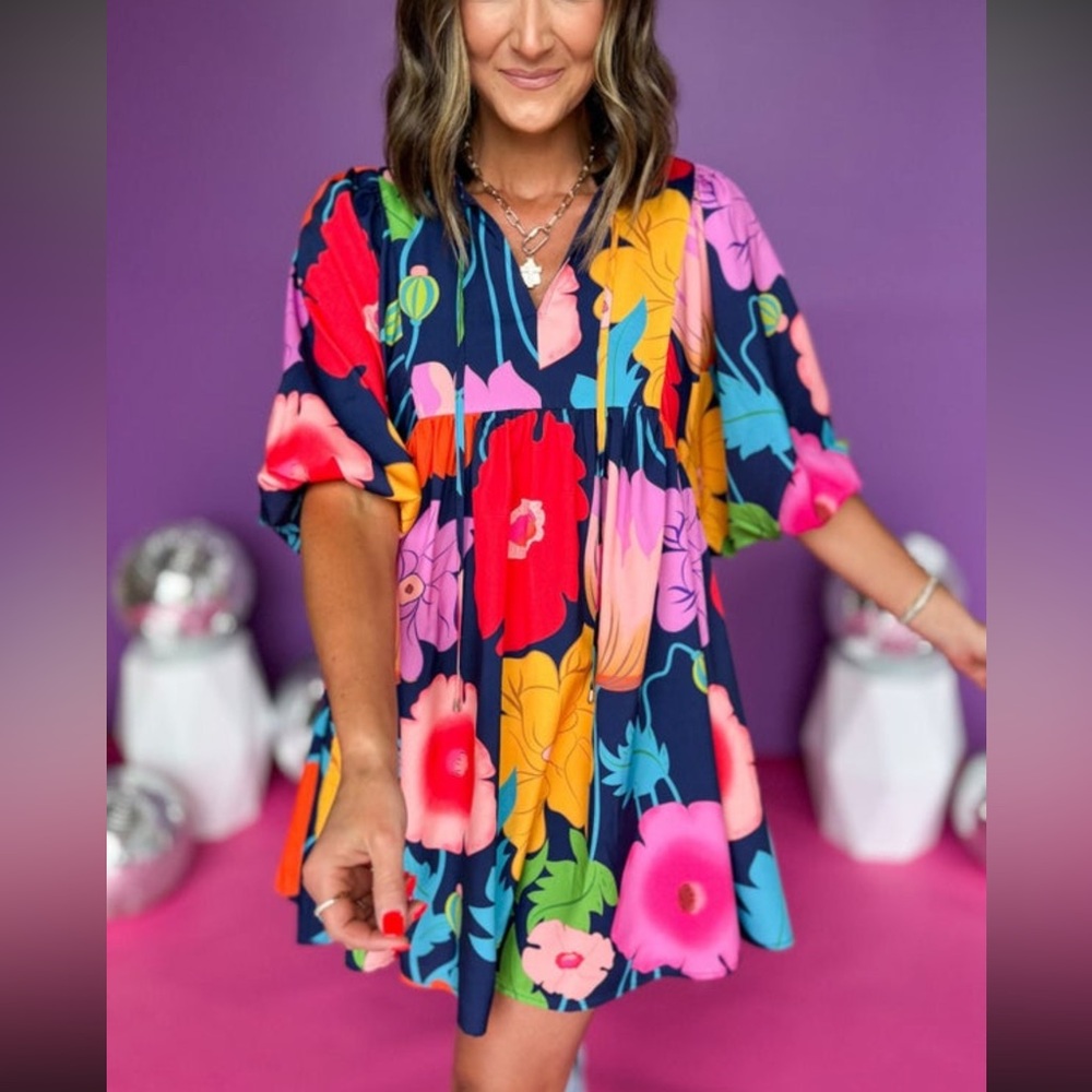 Floral Multicolor Women's Top